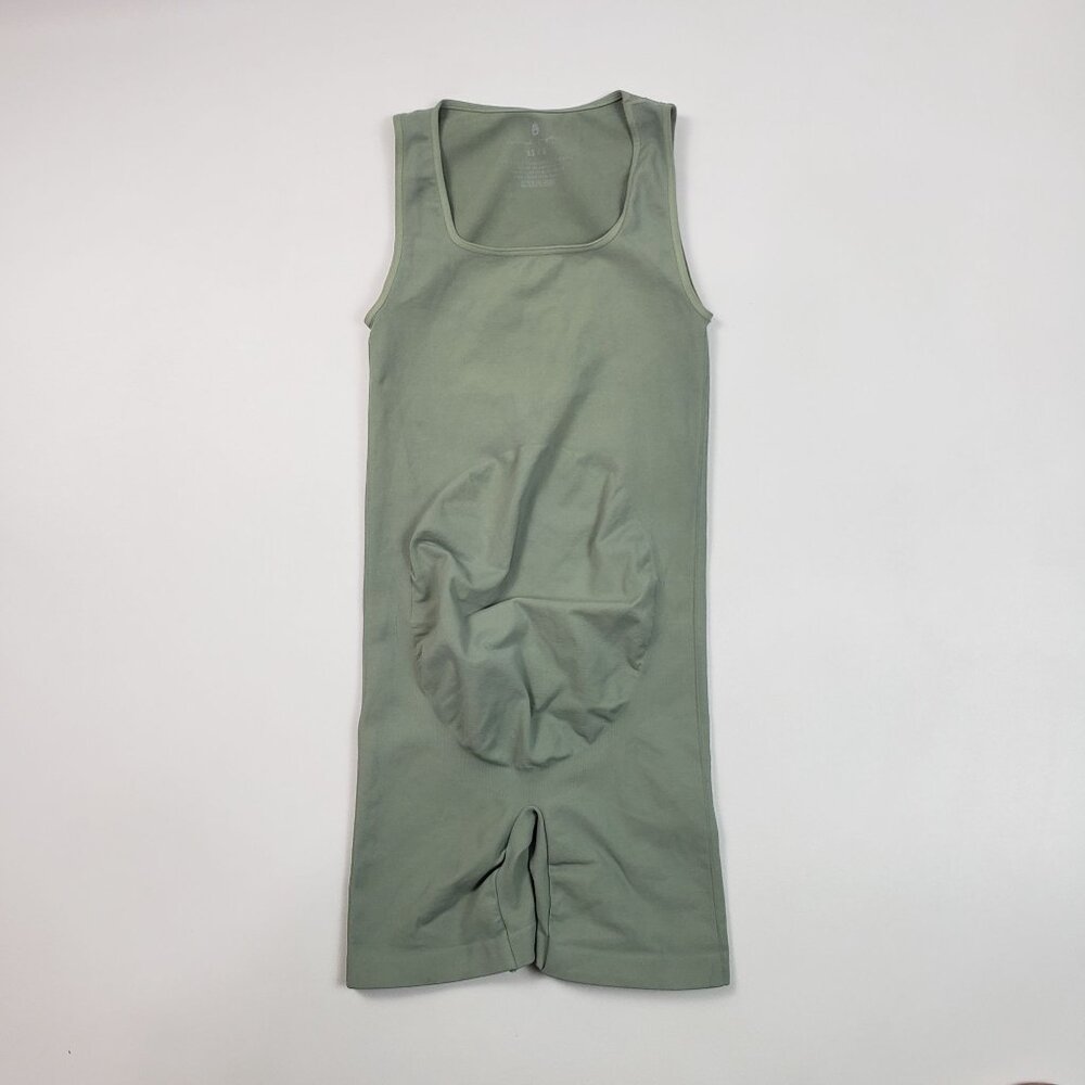 Spiritual Gangster Good Karma Seamless Maternity Unitard Women's XS/S Sage Green - Picture 4 of 14